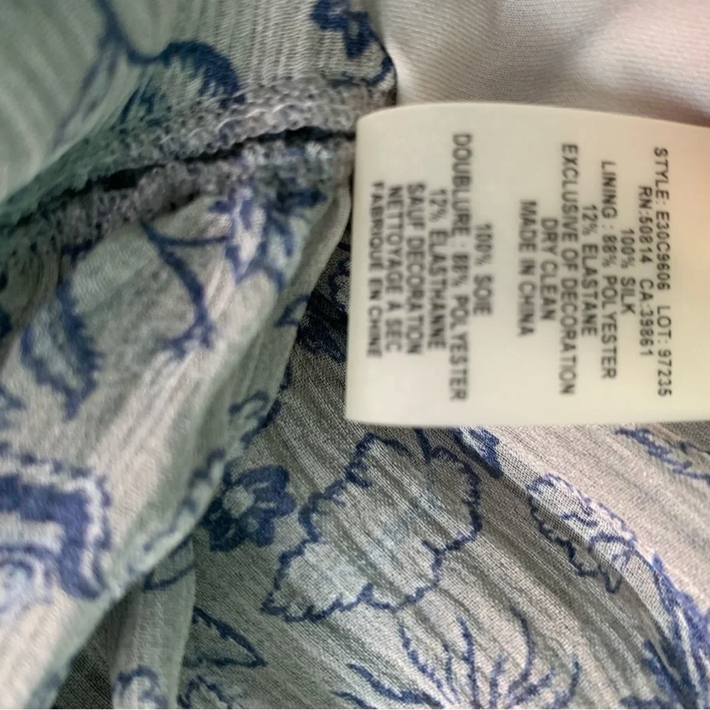 Elie Tahari floral chiffon dress, size 4 - Picture 7 of 7